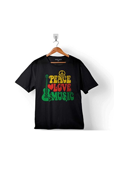 Kendim Seçtim تي شيرت للأطفال من Peace Raggae Love Music Bob Marley
