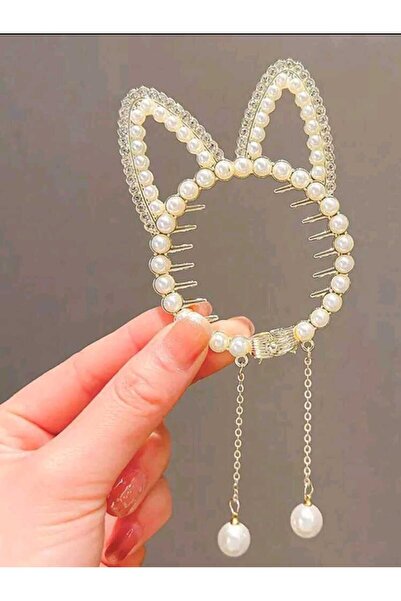 skycott Красиво оформен кок за момичета с котешки уши