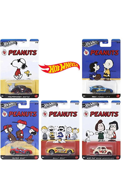 HOT WHEELS HOTWHEELS PEANUTS SILVER SERİES 2025 5'Lİ SET