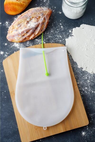 Comprox Silicone Dough Kneading Bag Silicone Pastry Bag, Dough Kneading Bag
