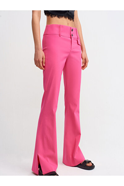 Dilvin 70327 Hafif Ispanyol Paça Pantolon-şeker P.