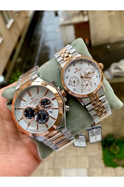 Reward Steel 100% Couple Watch 3Atm Waterproof