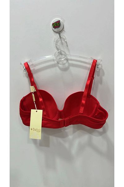 Belvü Belvü Strapless Padding Free Micro Jumpsuit Red Bra