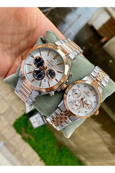 Reward Steel 100% Couple Watch 3Atm Waterproof