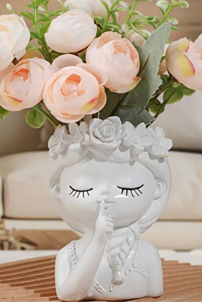 Minima Art Studio İskandinav Tarzı 12 cm Çicekçi Kız Vazosu Mumluk  Pinterest...