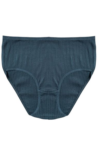 FORMO Black High Waist Ribbed Bato Panties - 6-Piece 100% Cotton Camisole, Stretchy and High Quality