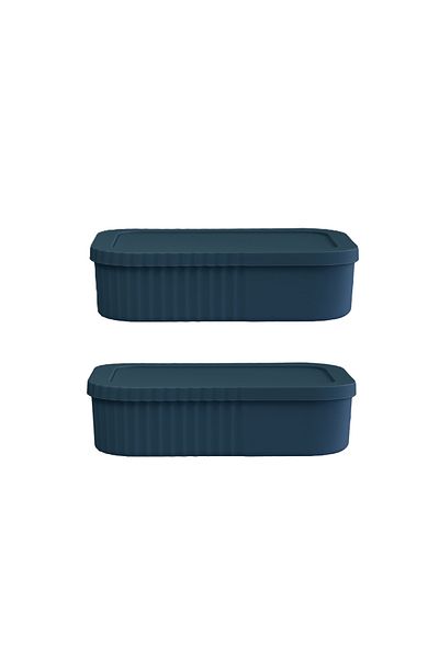 Dükkanönü 2 Pcs Multipurpose Mini Box with Lid Kitchen Bathroom Makeup Storage Box Mini Box 3 Liters