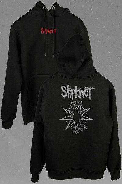Kendim Seçtim Hanorac cu glugă unisex Slipknot Ravado Goat Star Logo