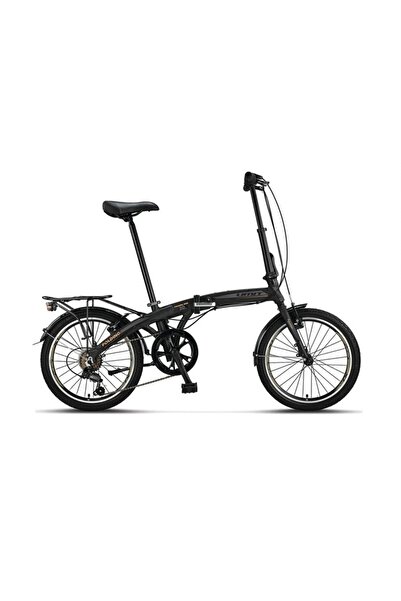 Genel Markalar 2036 FOLDING KATLANIR BİSİKLET V 20 JANT 6 VİTES BLACK ANTRACİTE GOLD