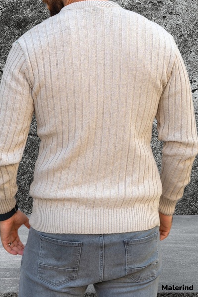 Malerind Men's Knitwear Sweater Crew Neck Comfortable Fit