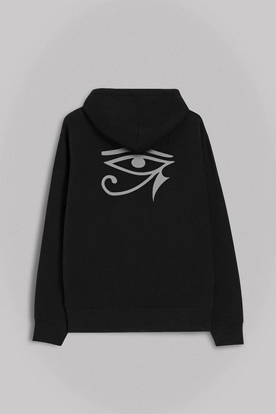 Kendim Seçtim Ra's Eye of God Freemason Subliminal Message Front and Back Printed Sweatshirt Unisex Hooded Hoodie