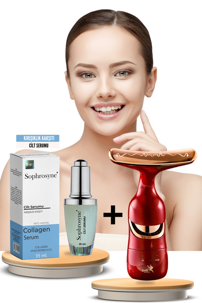 Beauty Vogue Yüz Ve Boyun Kırışıklık Karşıtı Ve Giderici Cilt Bakım Cihazı + ...
