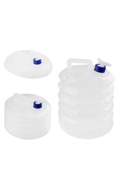 gaman Folding Water Canister 10Liter Foldable Water Canister with Faucet