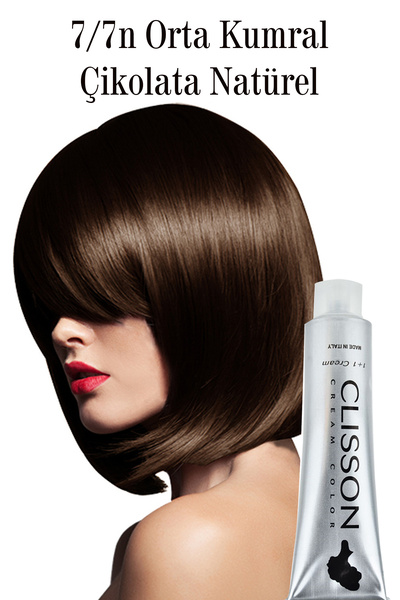 Clisson Profesyonel Krem Saç Boyası 150 ml 7/0 Orta Kumral