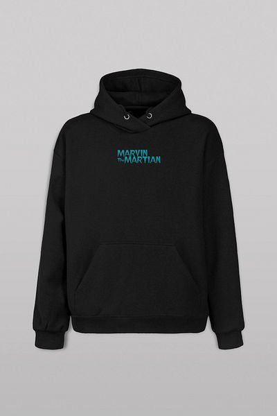 Kendim Seçtim Marvin The Martian Martian Marvin Cartoon Hanorac imprimat față și spate Hanorac cu glugă unisex