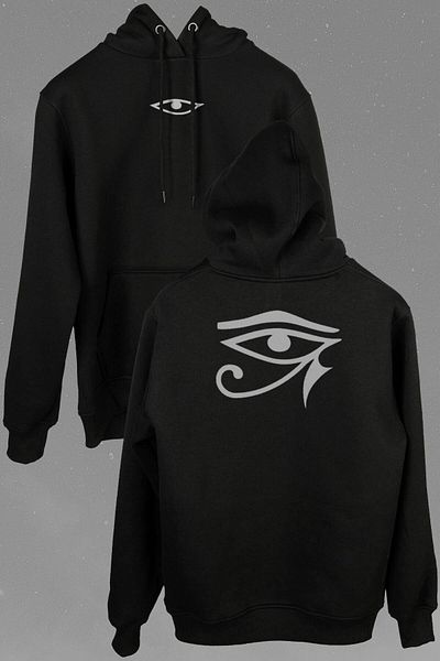 Kendim Seçtim Ra's Eye of God Freemason Subliminal Message Front and Back Printed Sweatshirt Unisex Hooded Hoodie