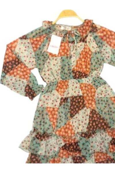 Çikoby Дівчача сукня з квітковим тюлем