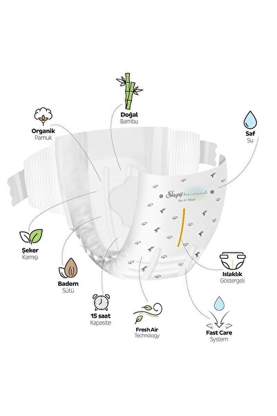 Sleepy Bio Natural Premium Plus Gross Paket Bebek Bezi 5 Numara Junior 200 Adet