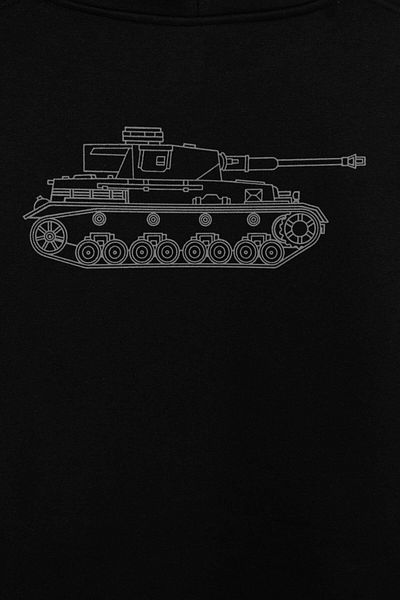 Kendim Seçtim Tiger I Panzer Tank Wehrmacht Wh Wk2 Wwii War Front and Back Printed Sweatshirt Unisex Hooded Hoodie