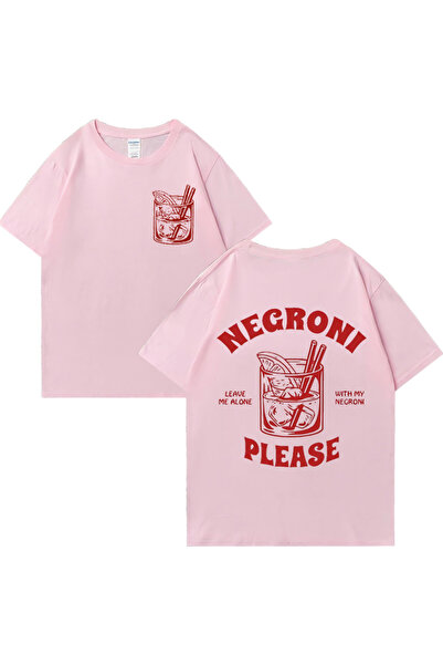 Drippy Negroni grafička smešna koktel meme majica za muškarce i žene - visok ...