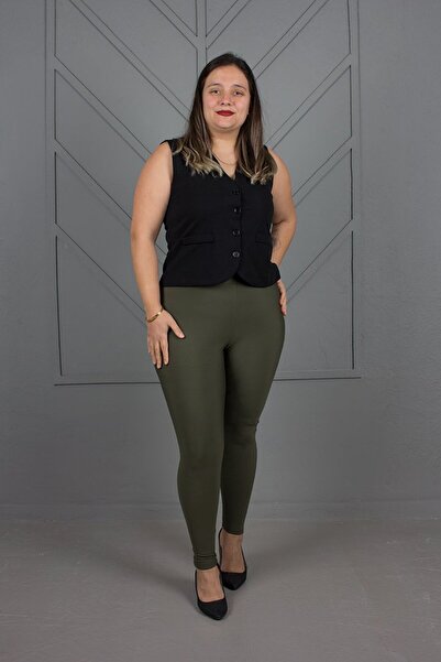 Truva XXL Plus Size High Waisted Diving Inner Raised Leggings
