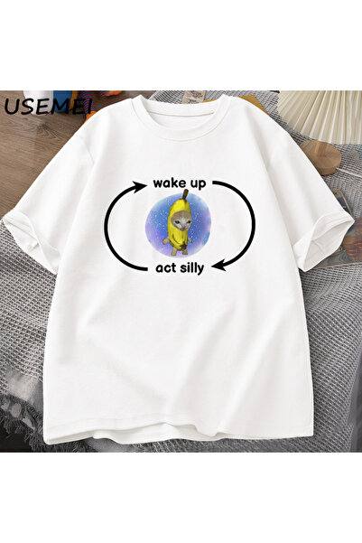 Drippy Tricou Stupid - Law of Awakening, Banana Cat, Tricou amuzant Sad Kitty...
