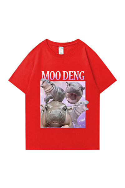 Drippy Moo Deng Pufnasta Svinja U Tajlandu Beba Smešni Meme T-shirt Muškarci ...