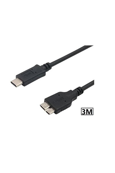 Temiz Pazar 5243 Usb Type C To Micro Usb 3.0 Taşınabilir Hdd Hard Disk Kablos...