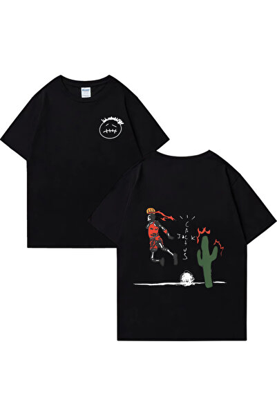 Drippy Muškarci Žene Y2k Kaktus Džek Igra Košarku T-shirt - Ležerna Moda, Pre...