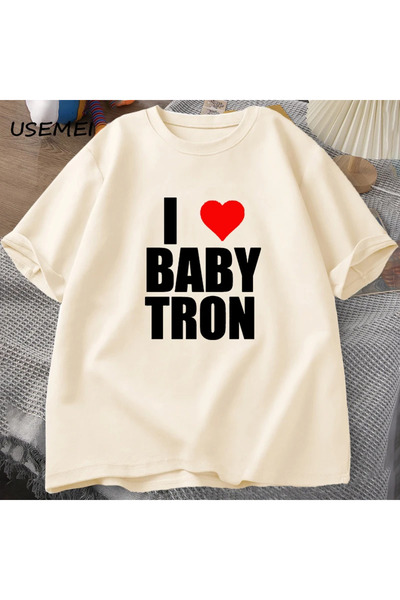 Drippy BABYTRON muška ulična odjeća T-shirt - Unisex Harajuku Pamuk, reper Sh...