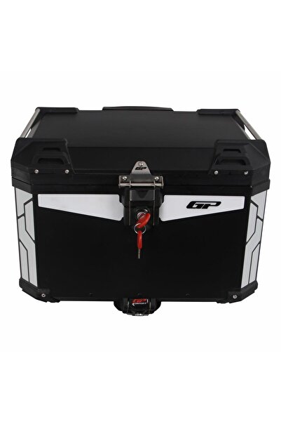 GP KOMPOZİT GP Kompozit Universal 57 lt Alüminyum Motosiklet Çantası Siyah