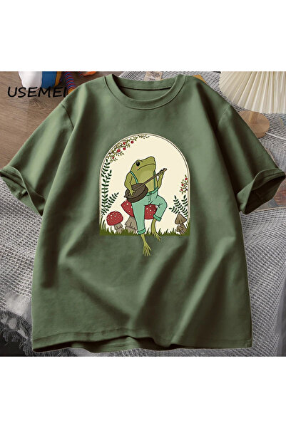Drippy Slatka Cottagecore majica P Pamuk T T-shirt za muškarce - dizajn banjo...