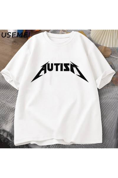 Drippy Tricou Autism Meme - Tricou din bumbac cu imprimeu umor amuzant pentru...