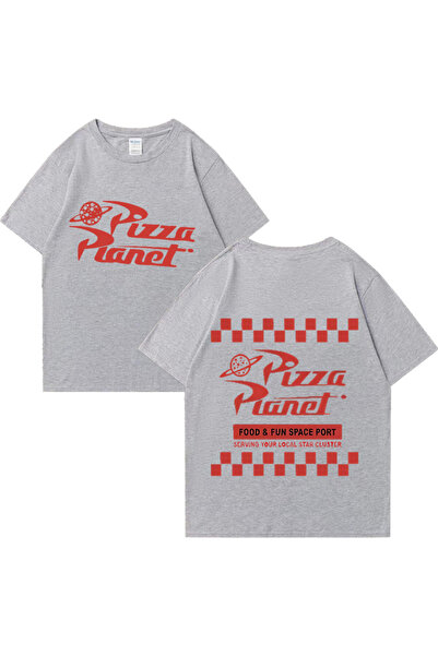 Drippy Pizza Planet Hip Hop grafička vintage majica - muška i ženska, kratki ...