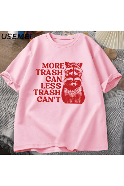 Drippy Smešni rakun panda za žene i muškarce T-shirt - Više kante za smeće, m...