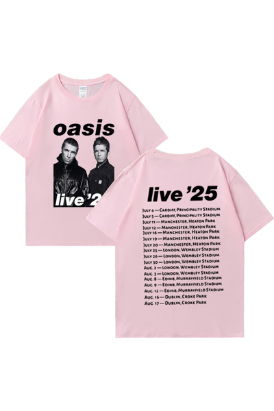 Drippy Oasis 25 Tour grafika T-shirt - Muškarci Žene, 100% Pamuk, udoban O-iz...