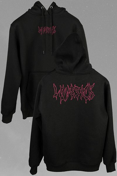 Kendim Seçtim Lovesick Blackpink Kpop Korean Gothic Front and Back Printed Sweatshirt Unisex Hooded Hoodie