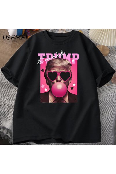 Drippy Мајице за мушкарце са Доналдом Трампом, избори, Трамп, ружичасте сунча...