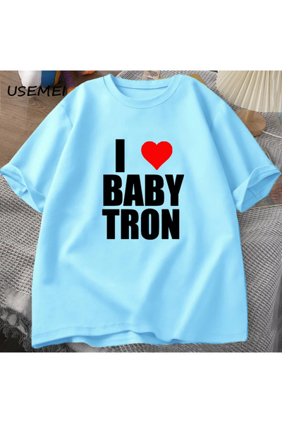Drippy BABYTRON muška ulična odjeća T-shirt - Unisex Harajuku Pamuk, reper Sh...