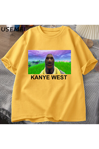 Drippy Kanye West meme majica za muškarce i žene, grafička majica u hip hop s...
