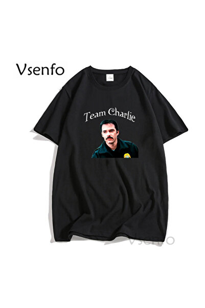 Drippy Футболка Charlie Baba Kuğu - Сутінки Бавовняна футболка Bella з коротк...