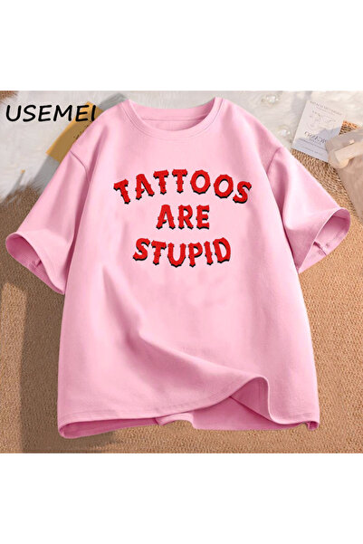 Drippy Smešne tetovaže T-shirt - humor, smešne Sa deznom, udobne majice za mu...