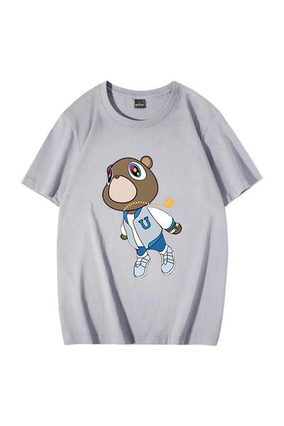 Drippy Tricou Kanye West Rap Homecoming Bear Graphic Bărbați Femei - Reducere...