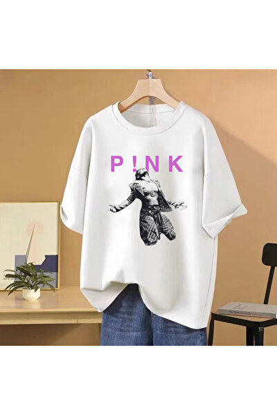 Drippy P!NK Vintage muška i ženska hip hop ulična odjeća - O-izrez T-shirt, r...