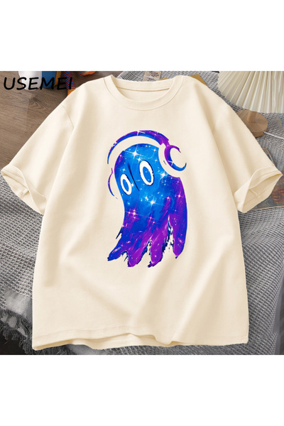 Drippy Undertale Napstablook muška majica T-shirt - ležerna Pamuk, kratki ruk...