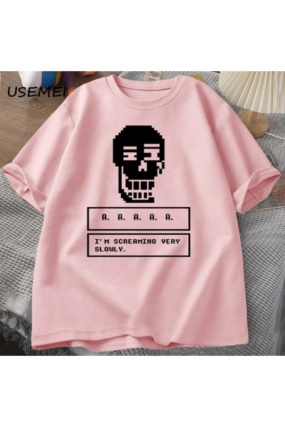 Drippy Undertale Game Skull - Ανδρικό κοντομάνικο μπλουζάκι Streetwear