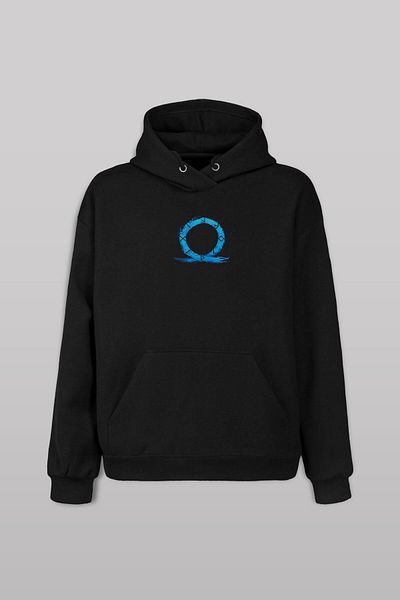 Kendim Seçtim God Of War Ragnarok Game Gamer Front And Back Printed Sweatshirt Unisex Hooded Hoodie