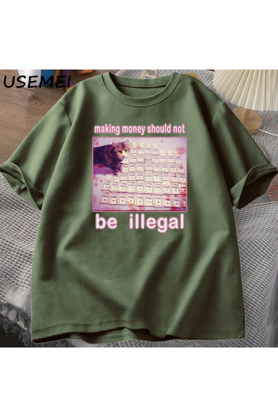 Drippy Smešna mačka meme T-shirt - Čovek T-shirt, mora da zarađuje novac i il...