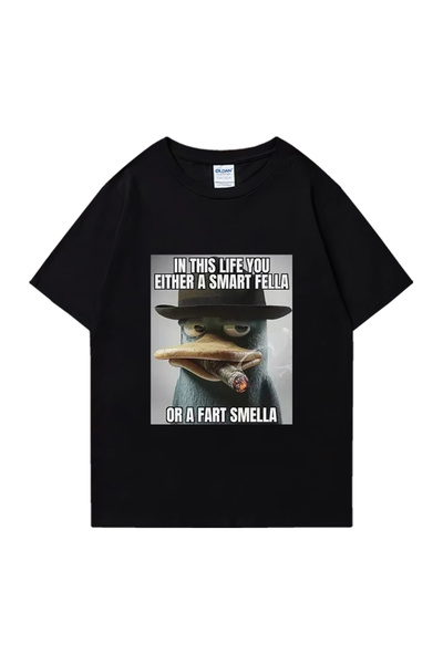 Drippy Perry Platypus Muškarci Žene Hip Hop T-shirt - Zabavna Grafika, Prevel...