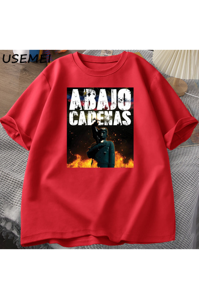 Drippy Venezuela - Abajo grafička majica za muškarce i žene Pamuk T-shirt, kr...